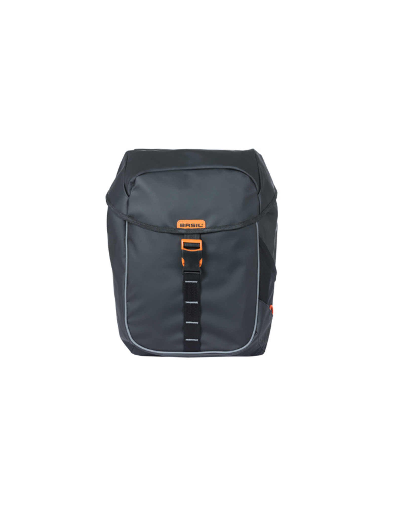 Basil Basil, Miles MIK, Pannier, 34L, Black/Orange