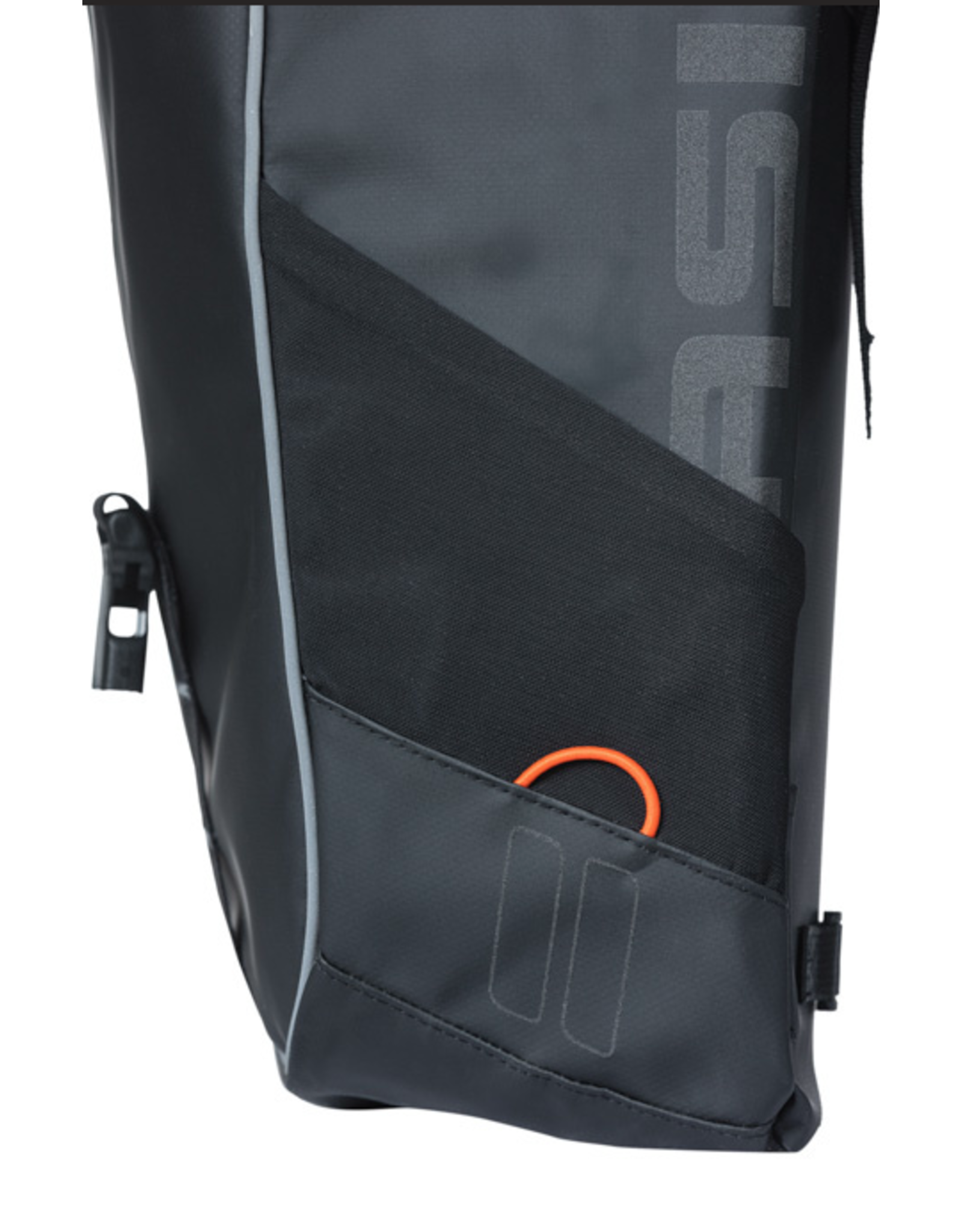 Basil Basil, Miles MIK, Pannier, 34L, Black/Orange