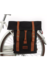 Tourbon TOURBON Canvas Convertible Backpack Panniers Rear Rack Bag