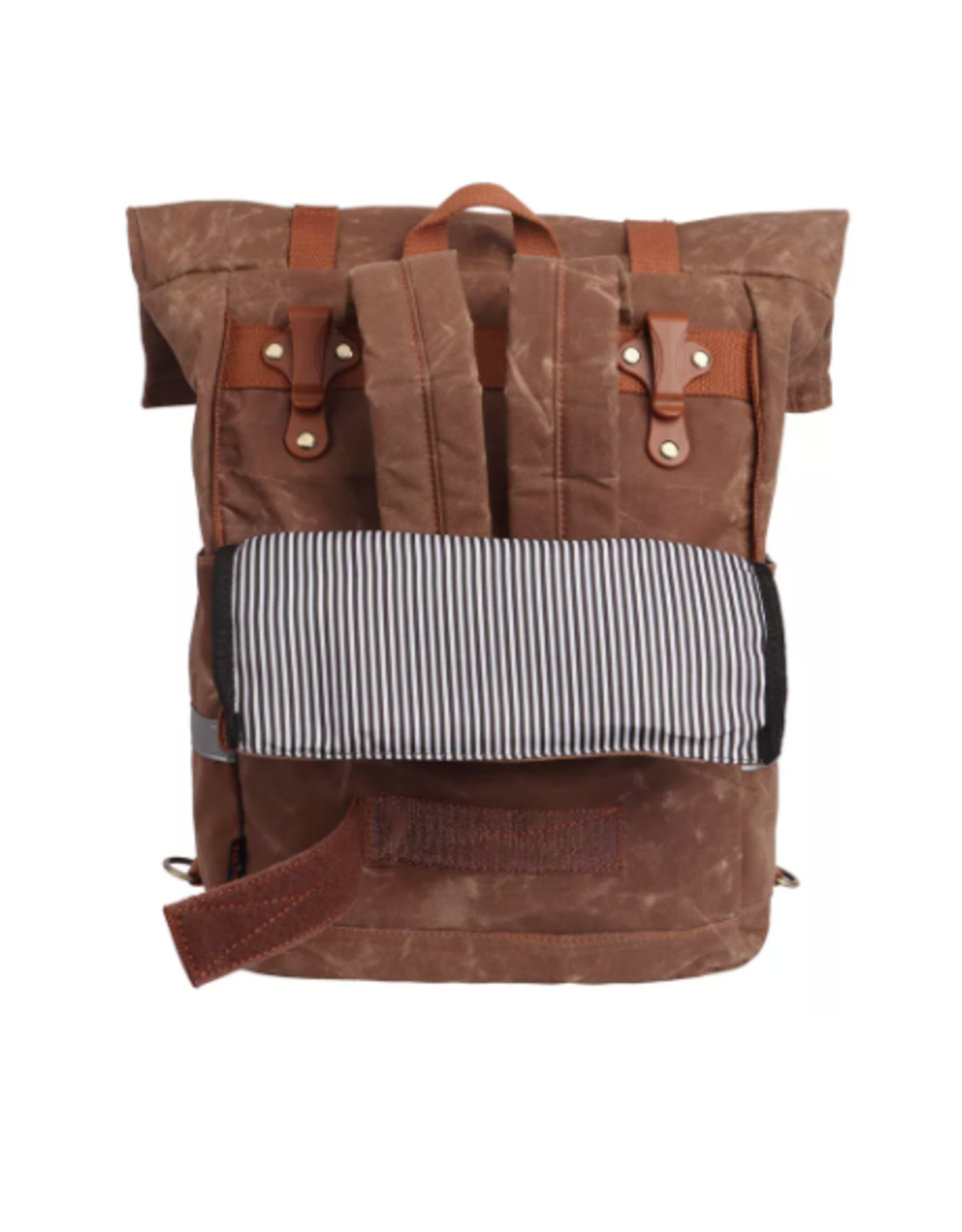 Tourbon TOURBON Canvas Convertible Backpack Panniers Rear Rack Bag