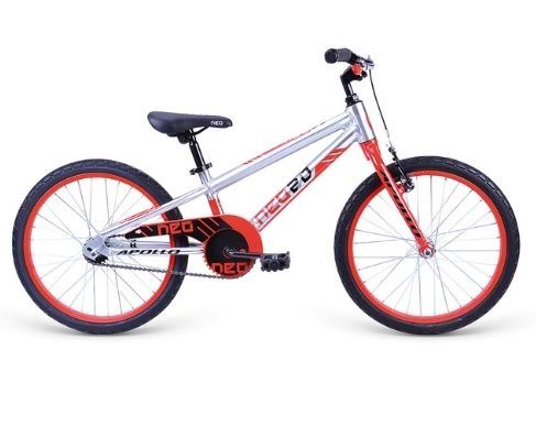 APOLLO NEO BOYS GEARED 20 22511 BRUSHED ALLOY BLK ORG