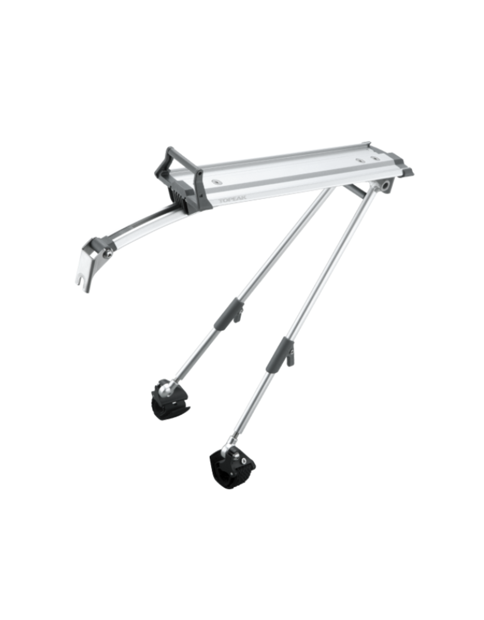 TOPEAK TOPEAK ROADIE RACK WITH RX QUICK TRACK PLATE SILVER