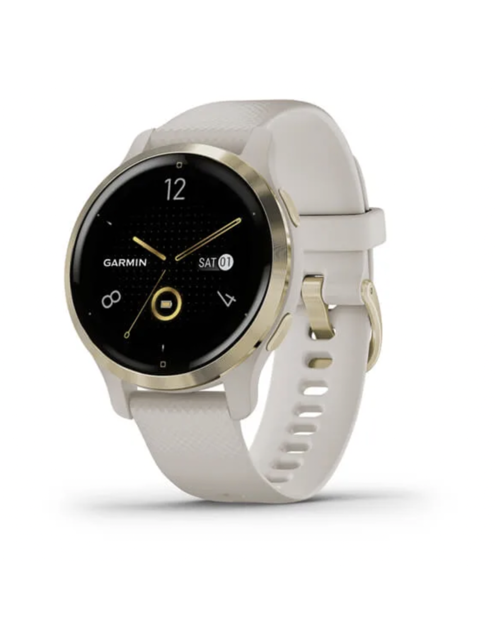 最高級 Rose Garmin White Gold ガーミンvivoactive ガーミン（GARMIN ...