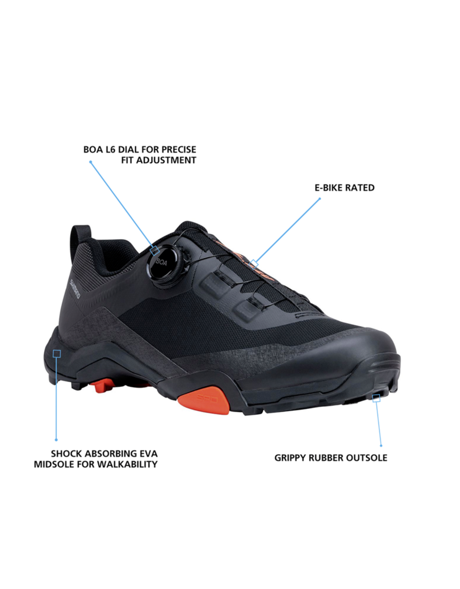 Shimano Shimano SH-MT701 Bicycle Shoes - Men's EU 40/US 6.7