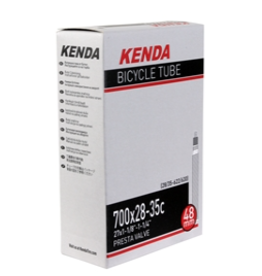 Kenda Kenda, Presta-Removable Valve Core, Tube, Presta, Length: 60mm, 700C, 28-35C