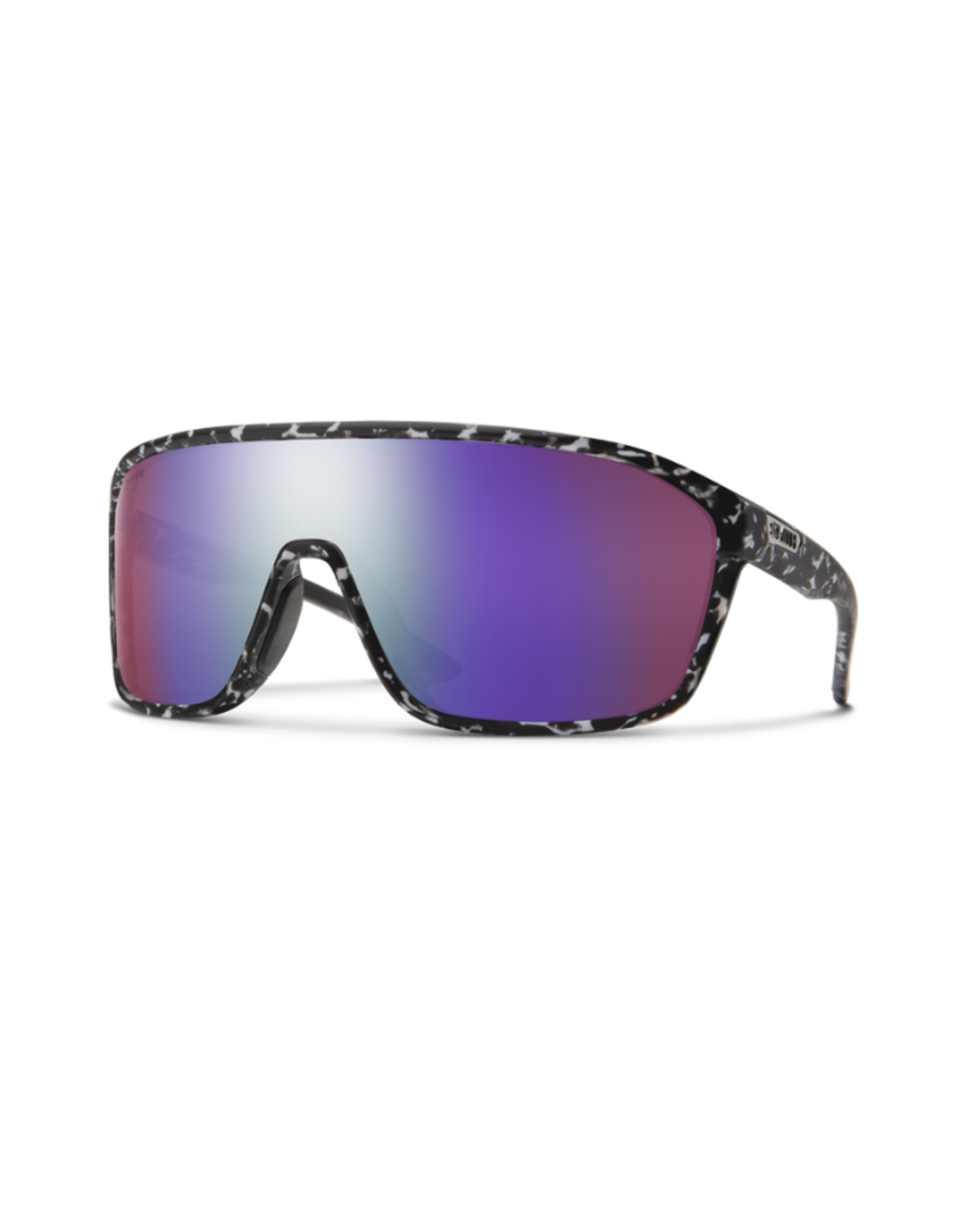 Smith SMITHOPTICS Boomtown Matte Black Marble + ChromaPop Polarized Violet Mirror Lens