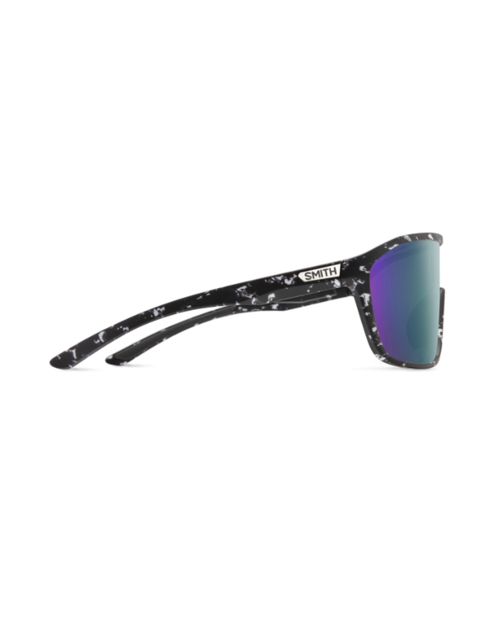 Smith SMITHOPTICS Boomtown Matte Black Marble + ChromaPop Polarized Violet Mirror Lens