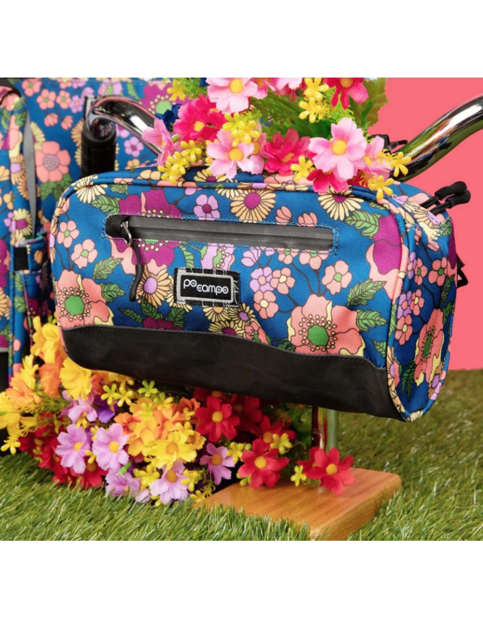 PO CAMPO PO CAMPO Domino Handlebar Bag-Chevron