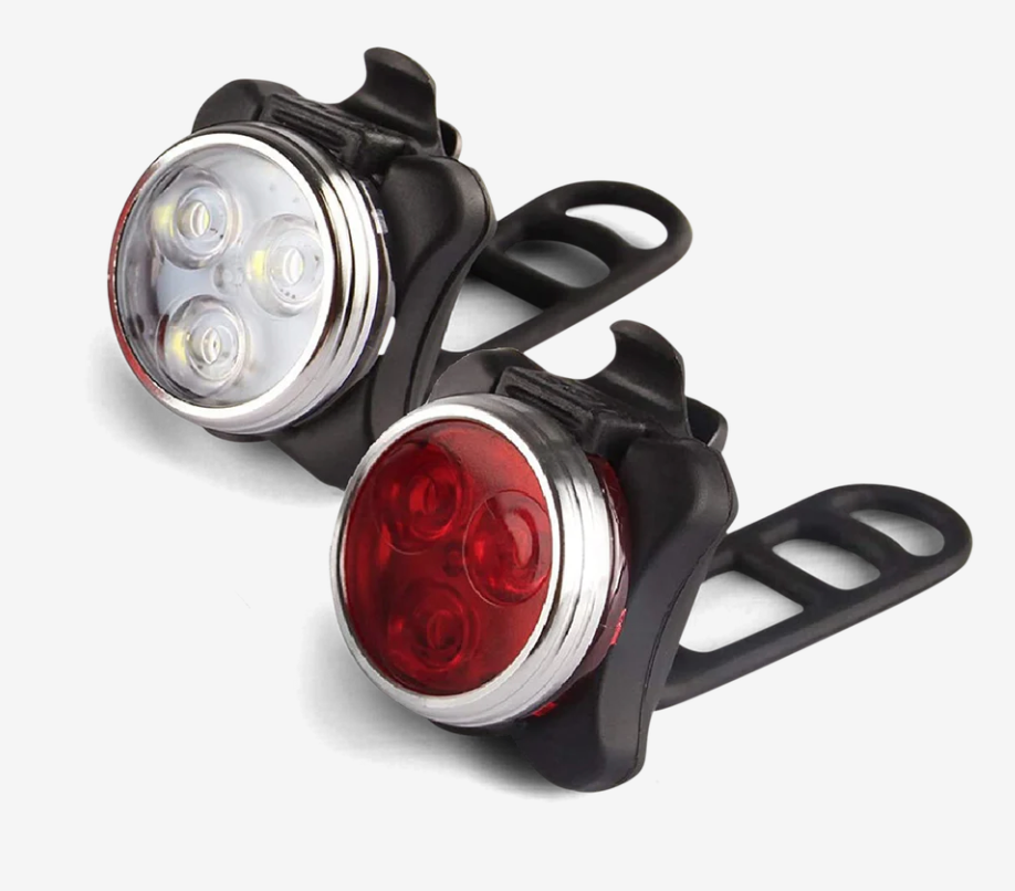 PO CAMPO Rechargeable Clipon Bike Light 2Pack The Bike Garage