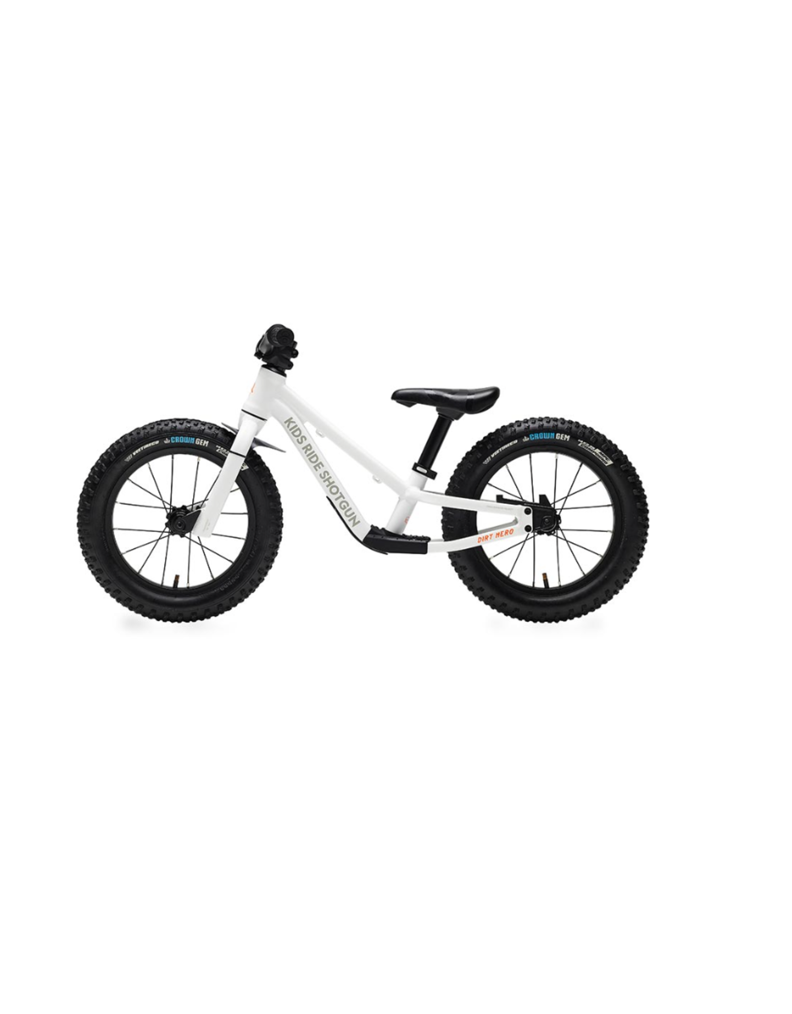 Kids Ride Shotgun Kids Ride Shotgun, Dirt Hero 14'', Push Bike, 14'', White