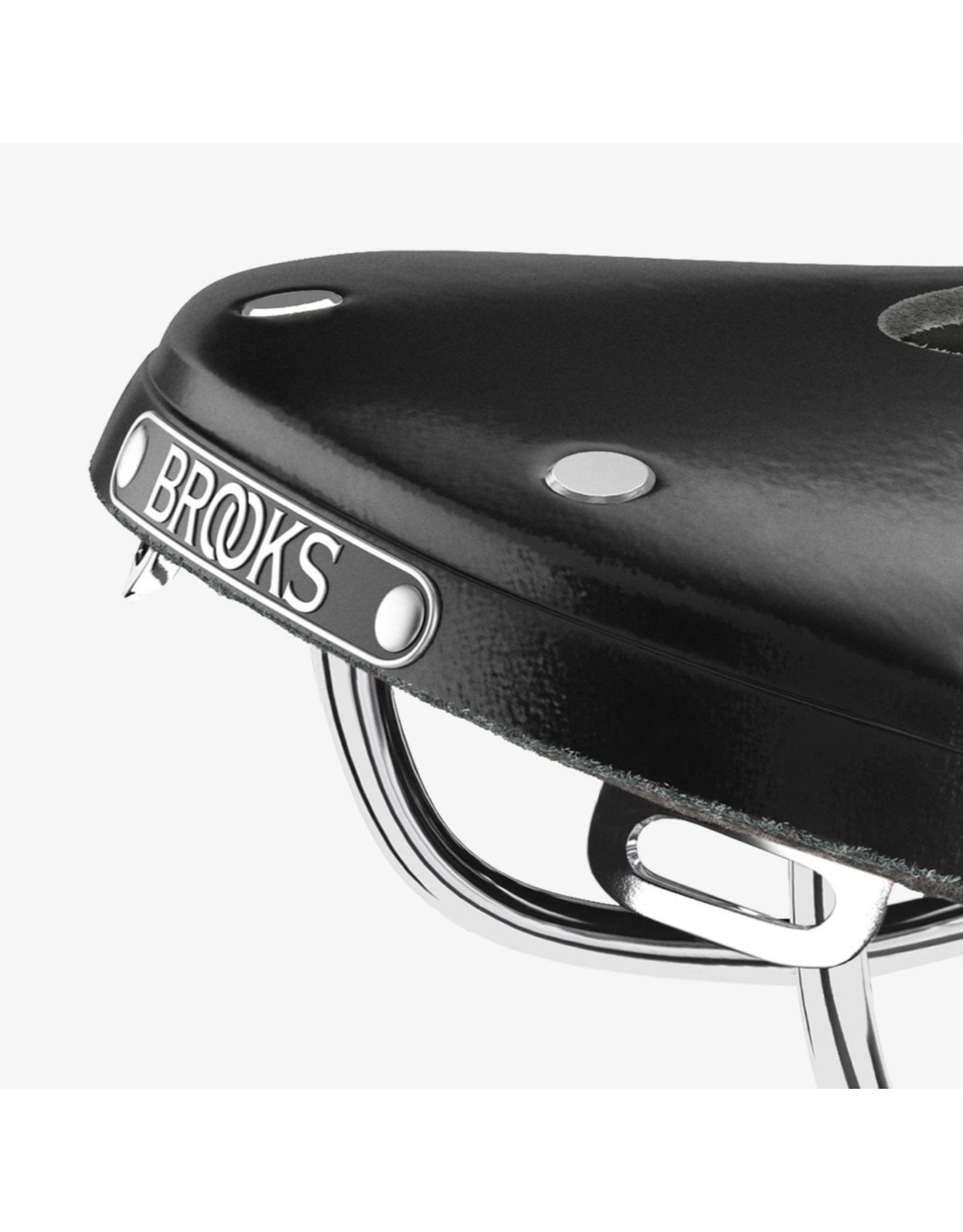Brook's England BROOKS Classic Leather Saddles B17 Carved Short Black