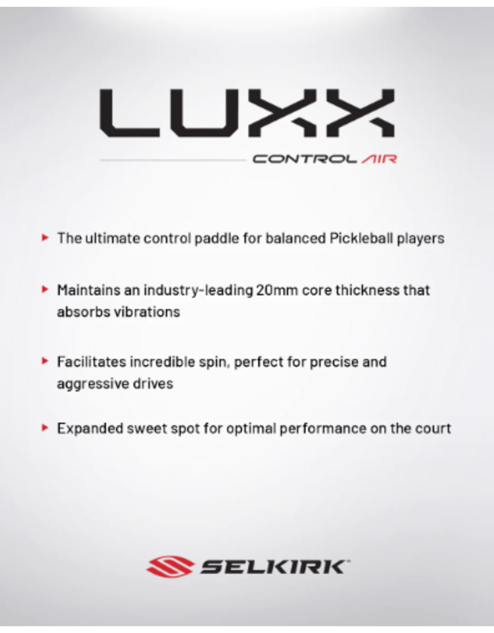 Selkirk Selkirk Luxx Control Air - Invikta