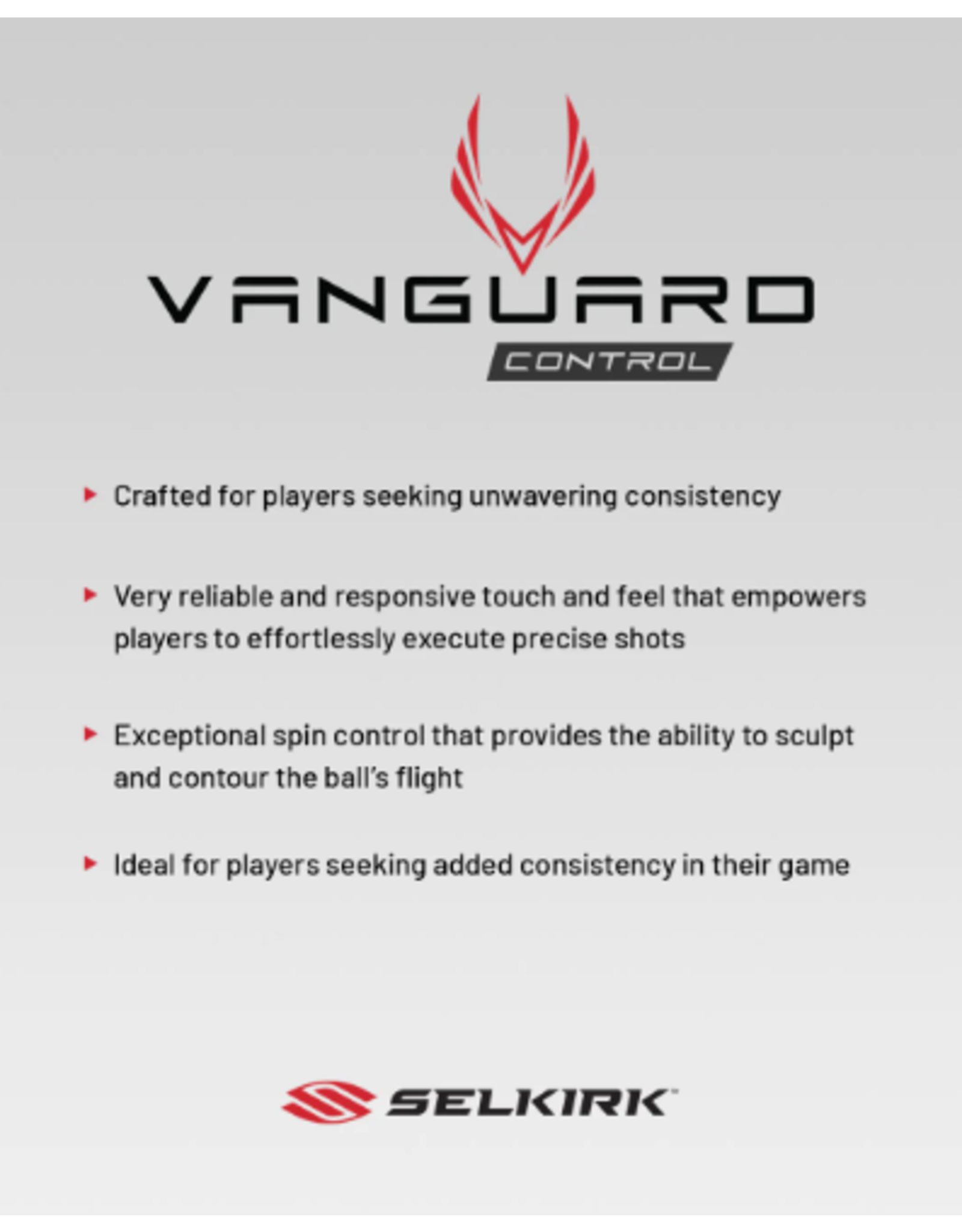 Selkirk Selkirk Vanguard Control - Invikta