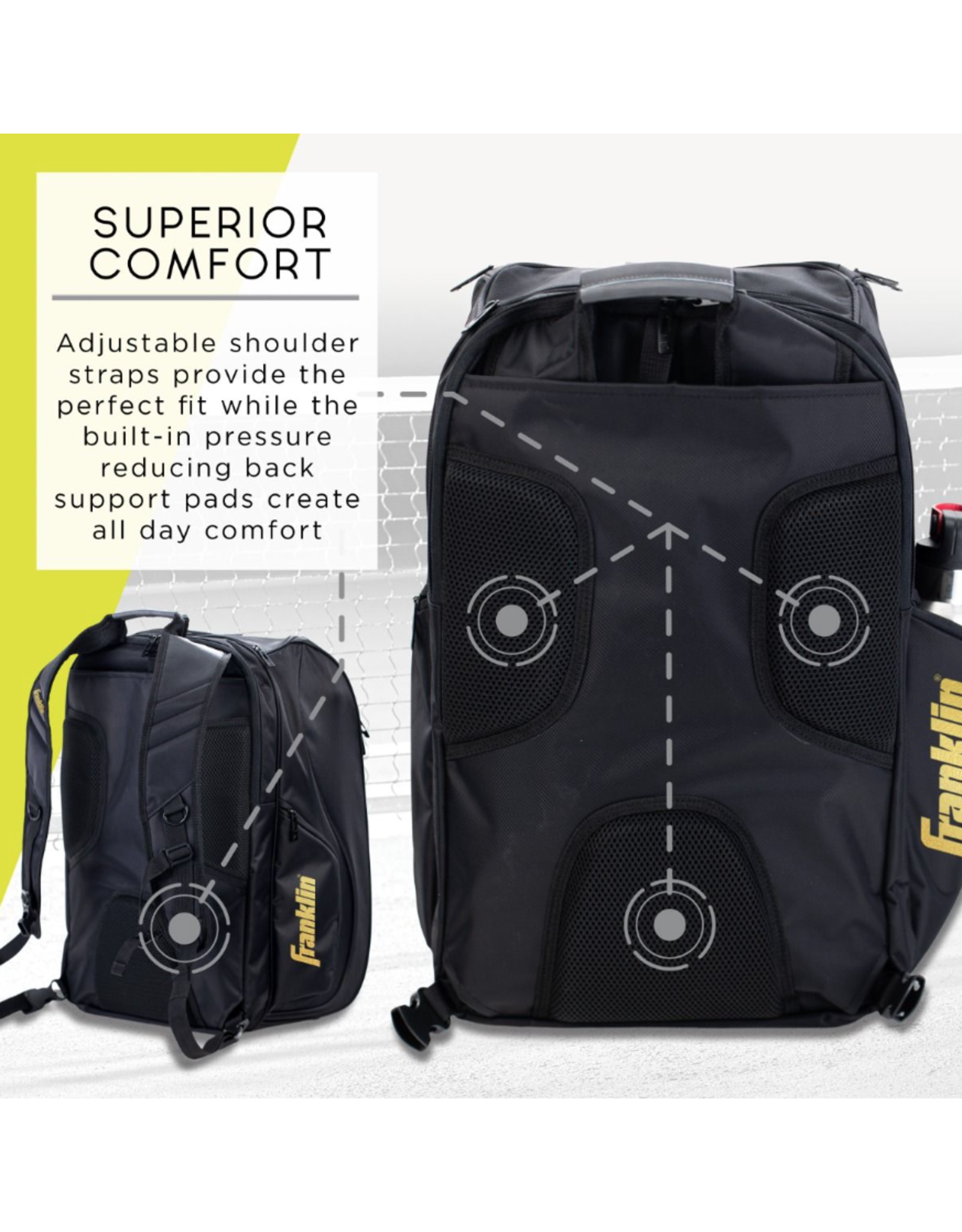 Franklin Sports FRANKLIN PICKLEBALL ELITE HYBRID BACKPACK