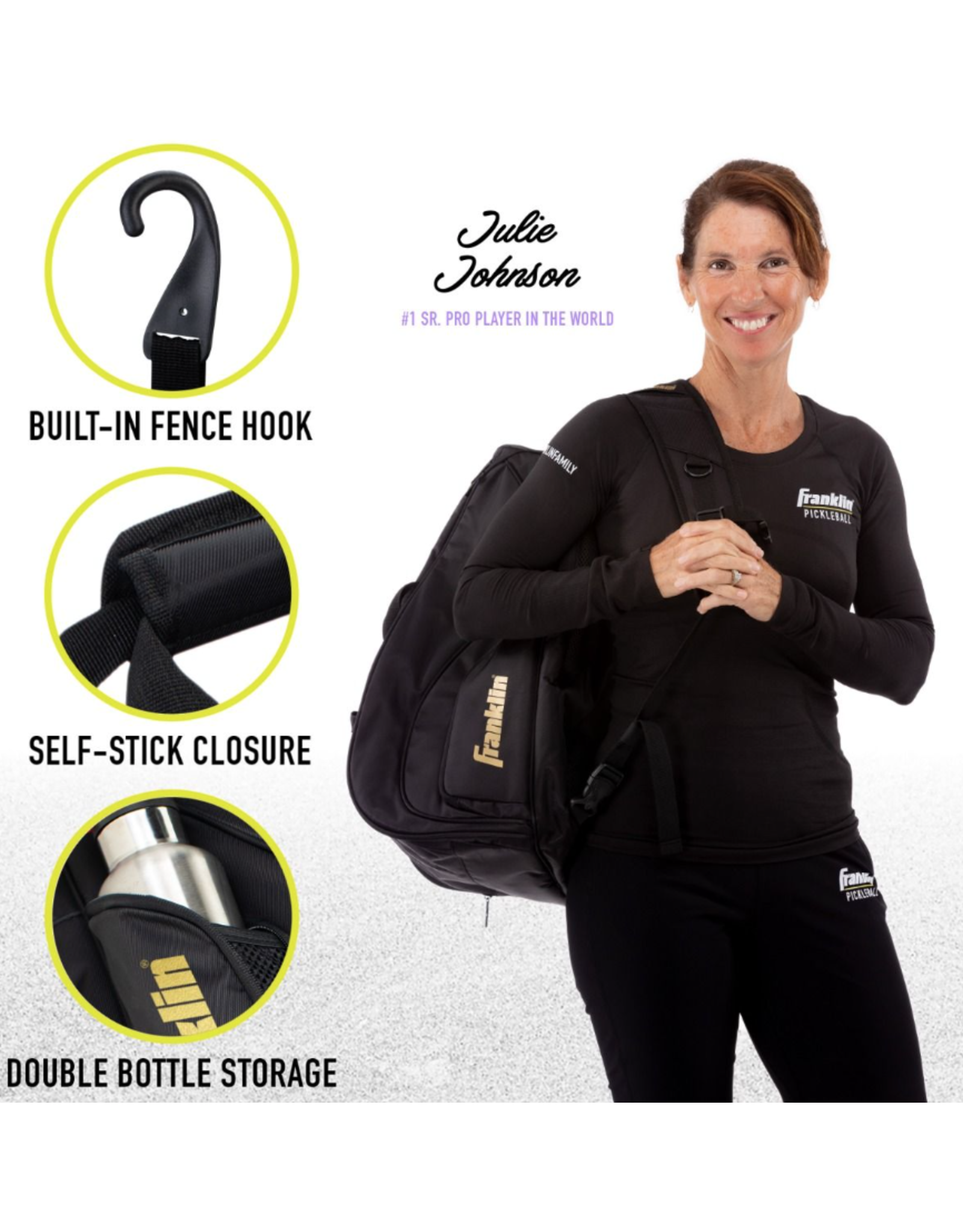 Franklin Sports FRANKLIN PICKLEBALL ELITE HYBRID BACKPACK