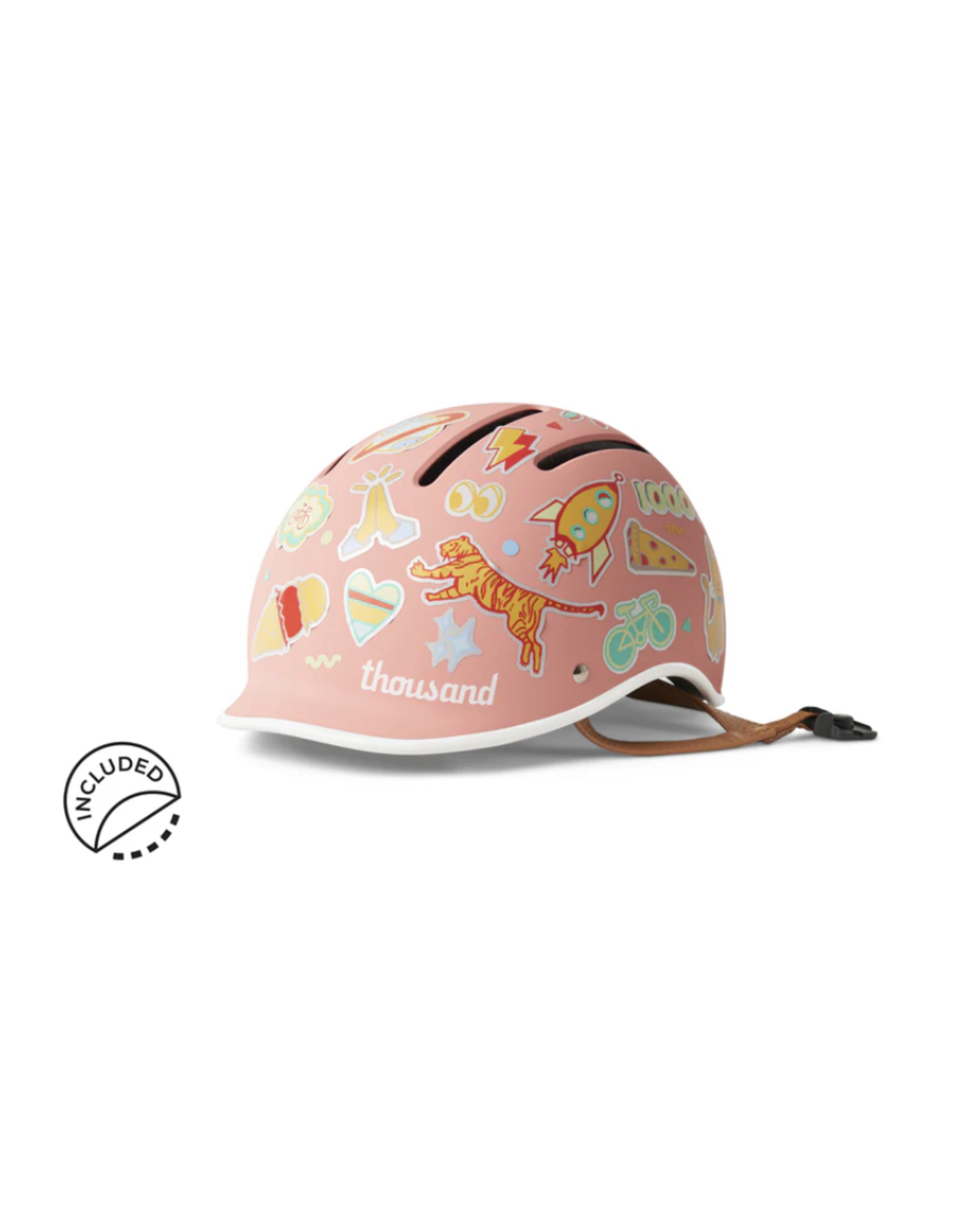 THOUSAND THOUSAND Jr. Kids Helmet Power Pink size XS
