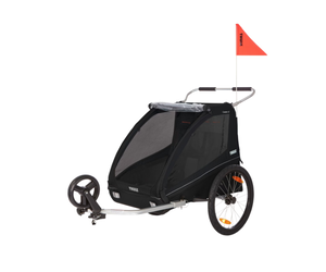 Thule Coaster XT 2-seat bike trailer black The Bike Garage