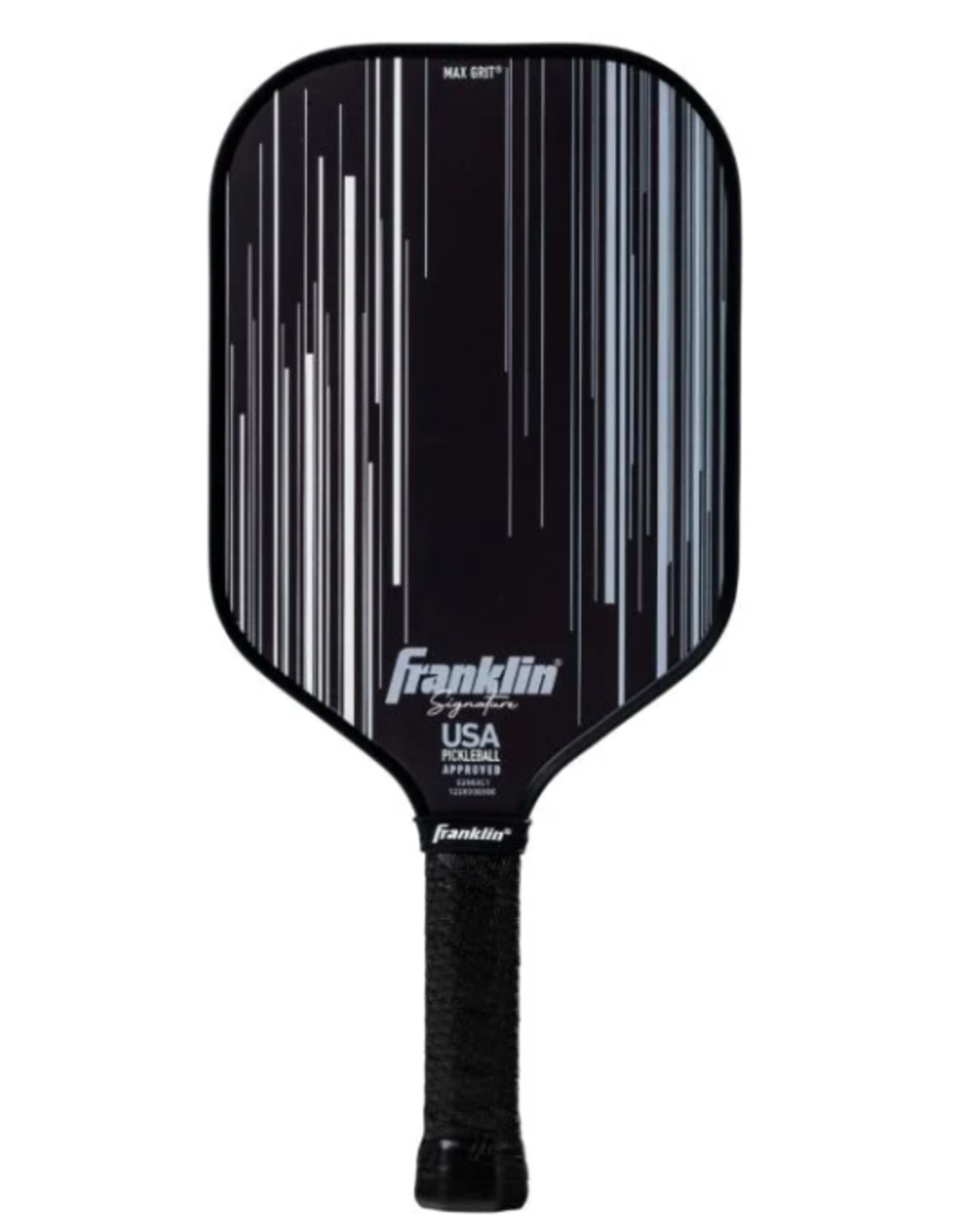 DEMO FRANKLIN SIGNATURE SERIES FIBERGLASS PICKLEBALL PADDLE WITH MAXGRIT® Black 13mm
