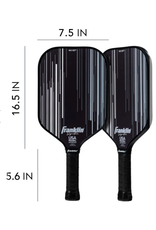 DEMO FRANKLIN SIGNATURE SERIES FIBERGLASS PICKLEBALL PADDLE WITH MAXGRIT® Black 13mm