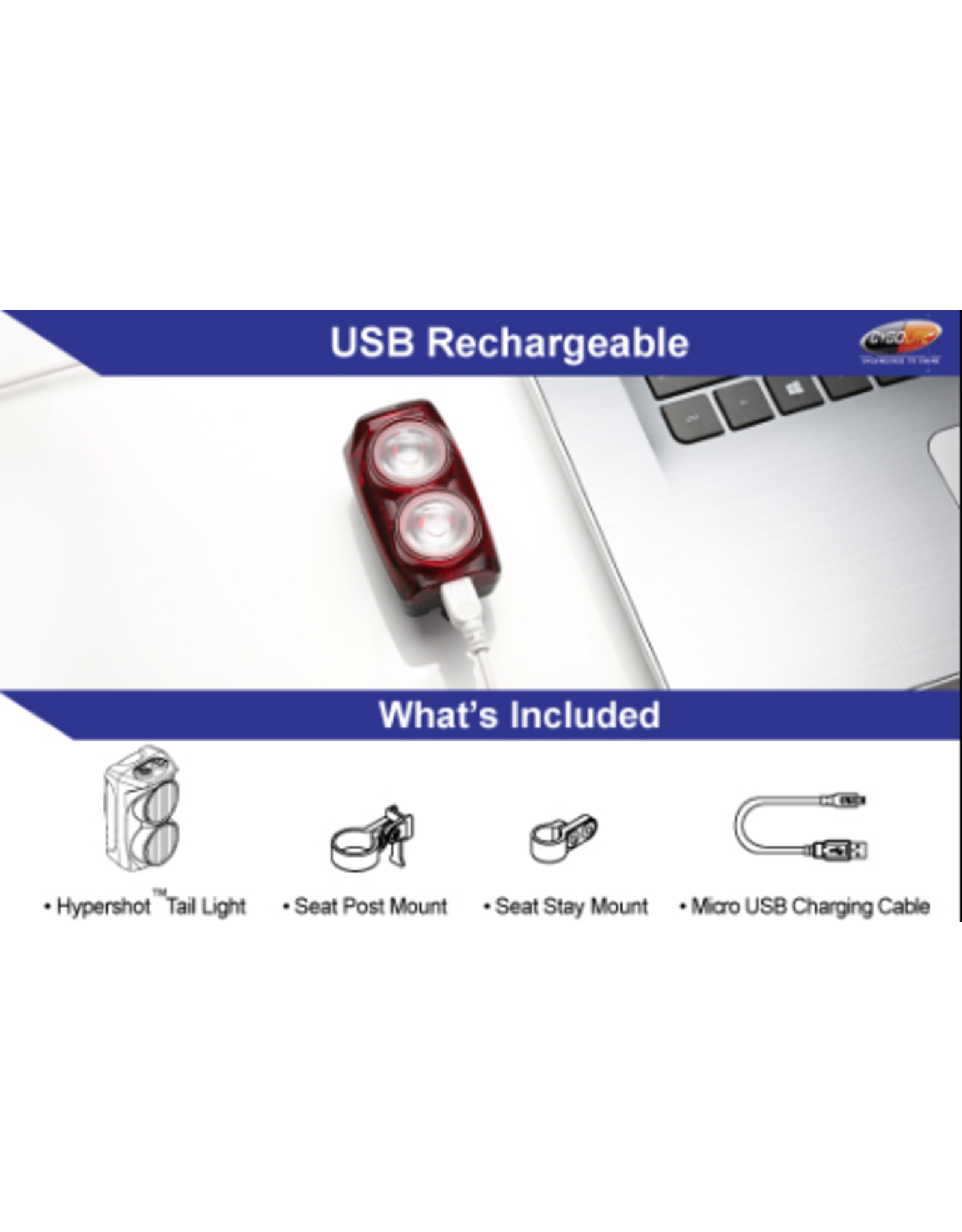 Cygolite Hypershot 250 Rechargeable Taillight