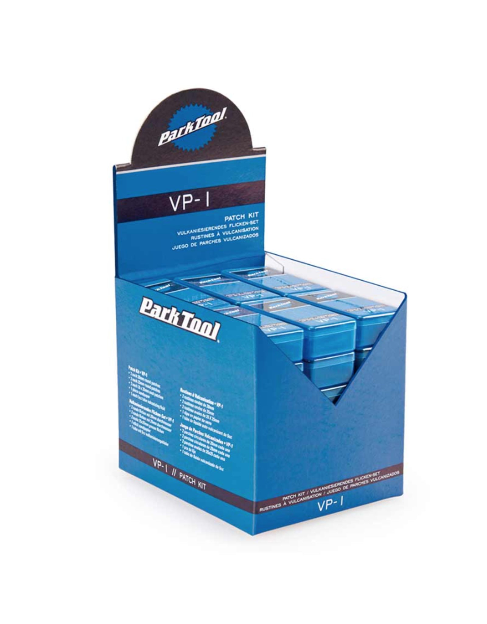 Park Tool Park Tool, VP-1, Vulcanizing patch kit,kit of 6 pre-glued patches
