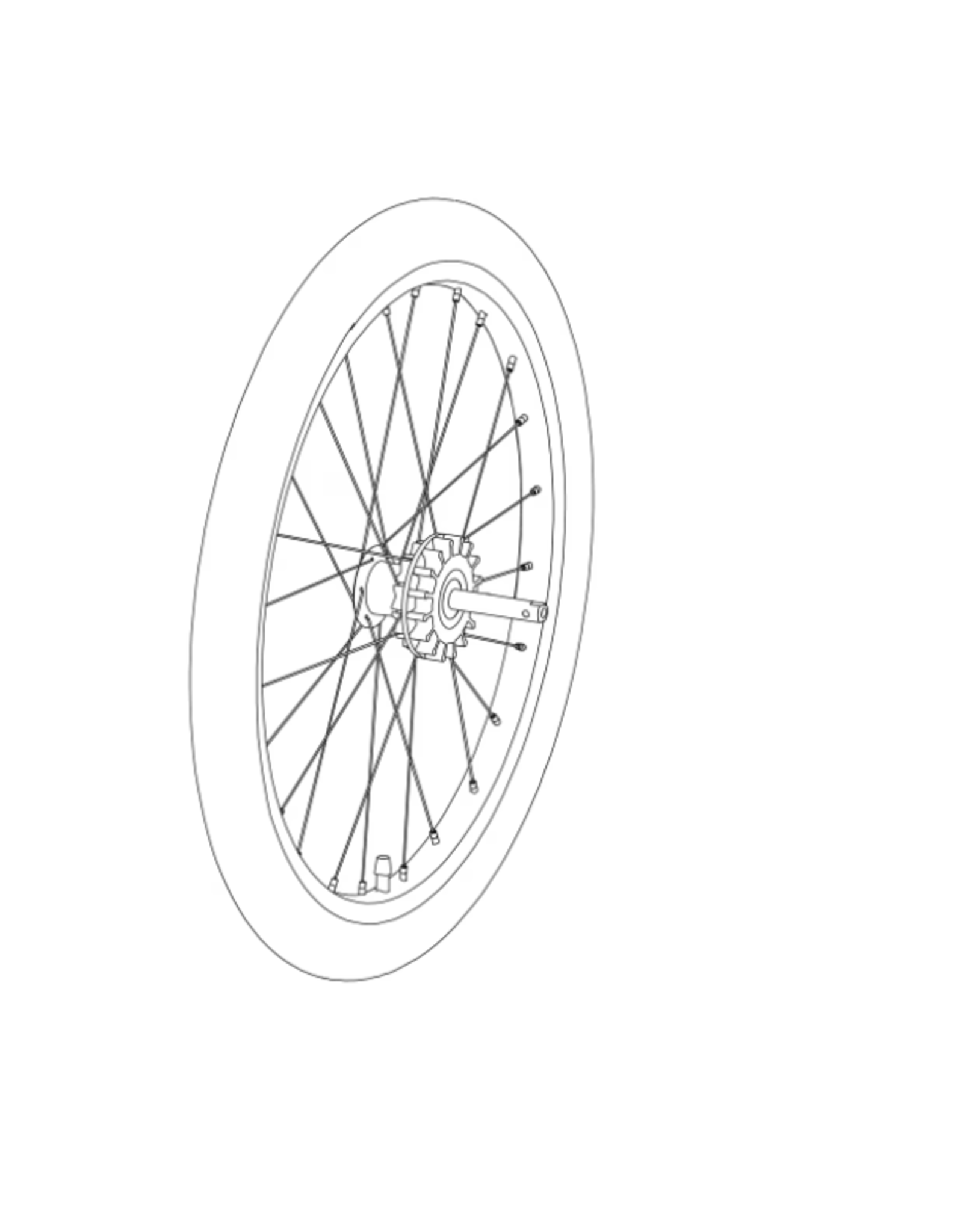 Thule THULE -Wheel assembly - Thule Coaster XT