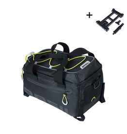Basil Basil, Miles MIK, Trunk Bag, 7L, Black/Lime