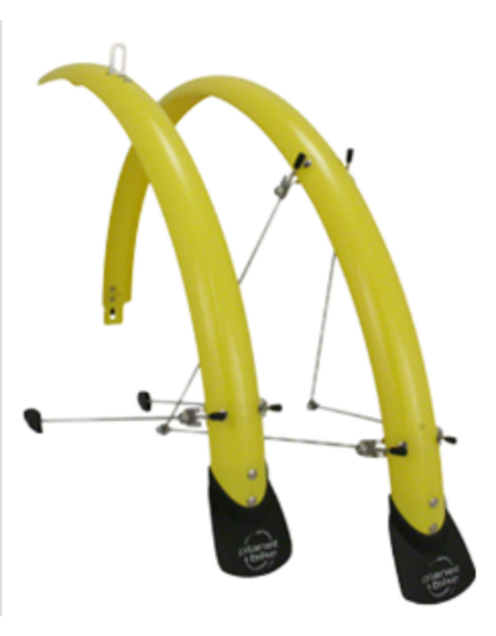 Planet Bike Planet Bike Hardcore 700c x 45 Fender Set: Yellow (700c x 25-35)