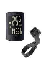 Cat Eye CatEye, Padrone Stealth, Computer, GPS: No, HR: No, Cadence: No, Black, With OF-100 Bracket