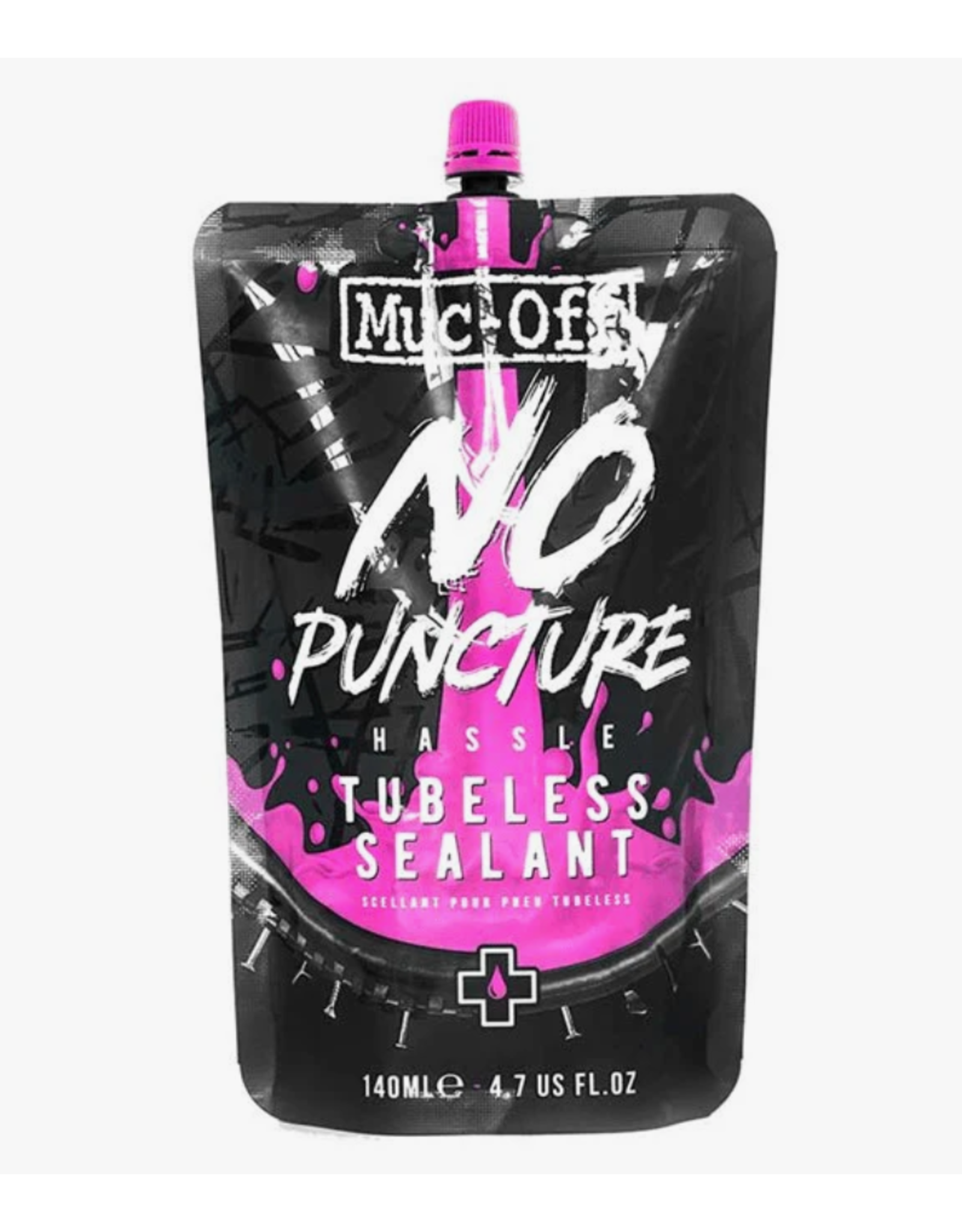 MUC-OFF Muc-Off, No Puncture Hassle Tubeless Sealant, 140ml