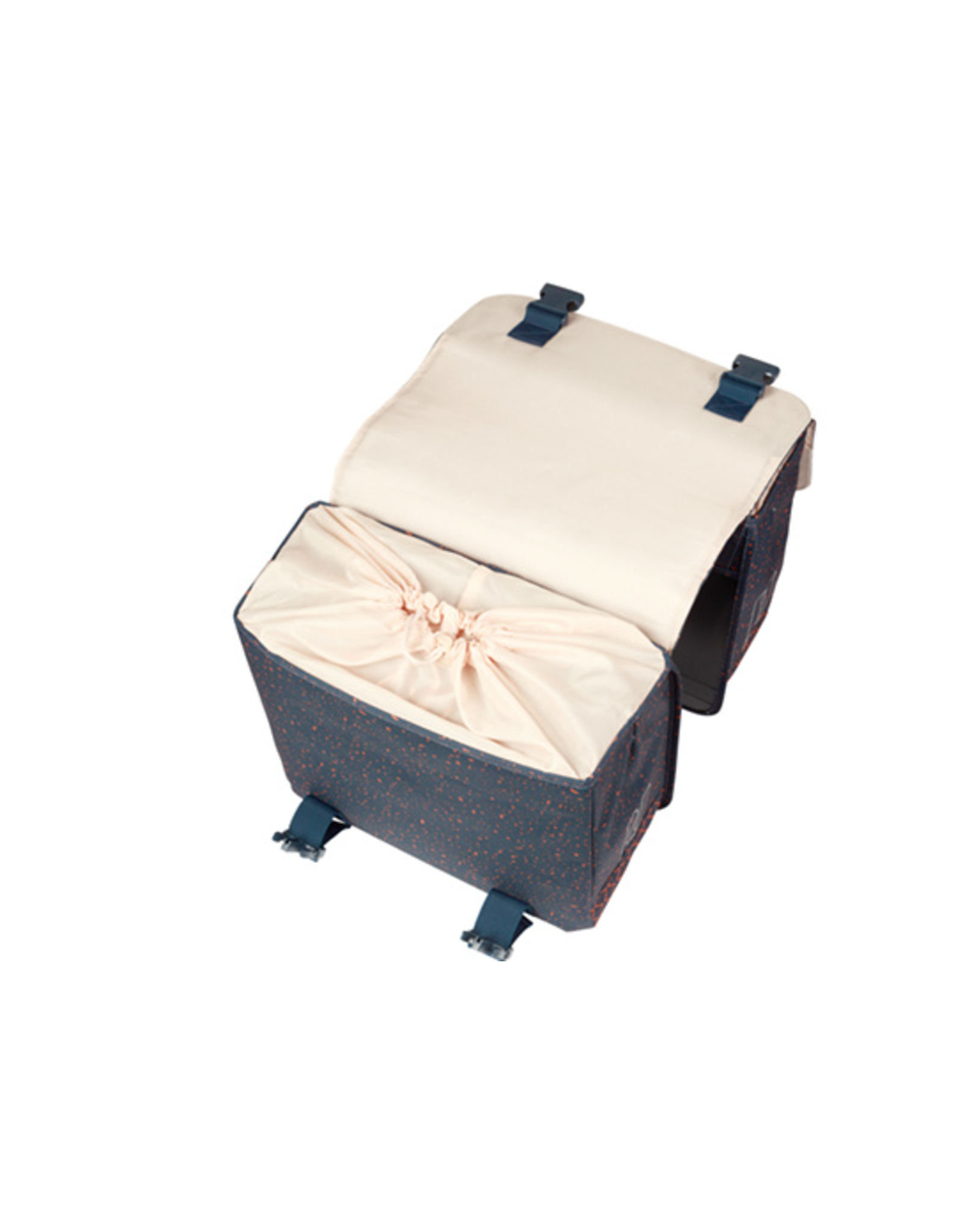 Basil Basil, MIK Flair Double, Pannier, 35L, Blue, Pair