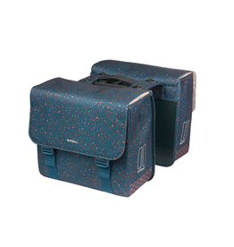 Basil Basil, MIK Flair Double, Pannier, 35L, Blue, Pair