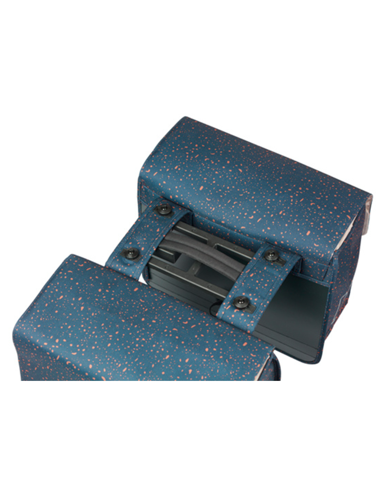 Basil Basil, MIK Flair Double, Pannier, 35L, Blue, Pair