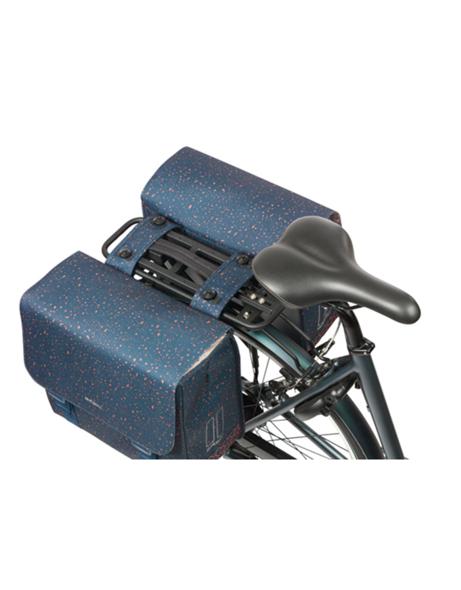 Basil Basil, MIK Flair Double, Pannier, 35L, Blue, Pair