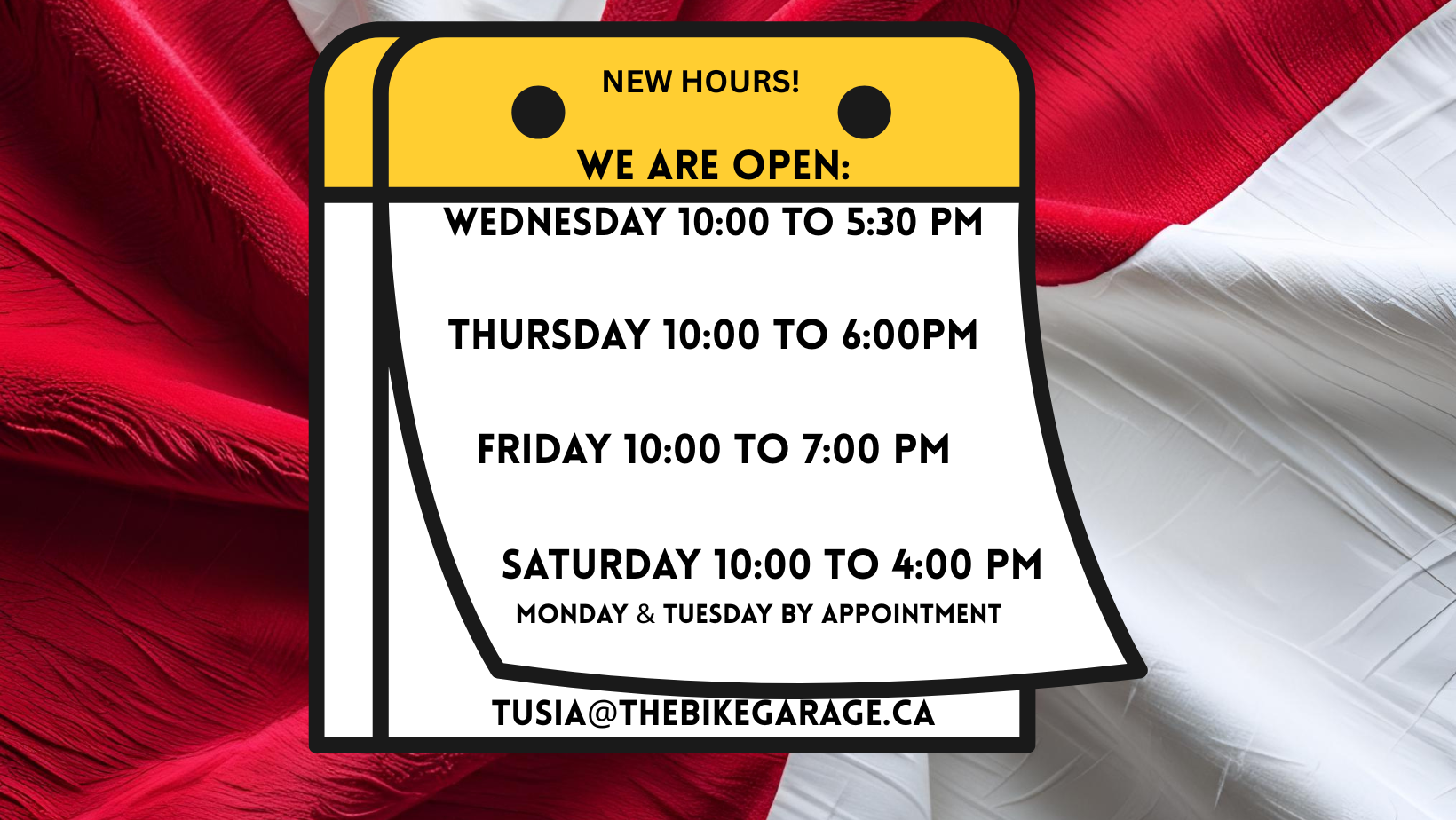 NEW HOURS