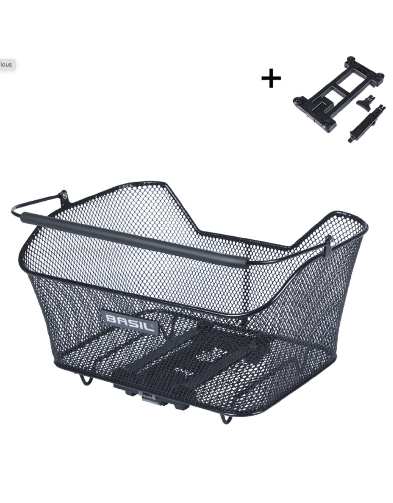 Basil Basil, Base MIK, Basket, Rear, Black