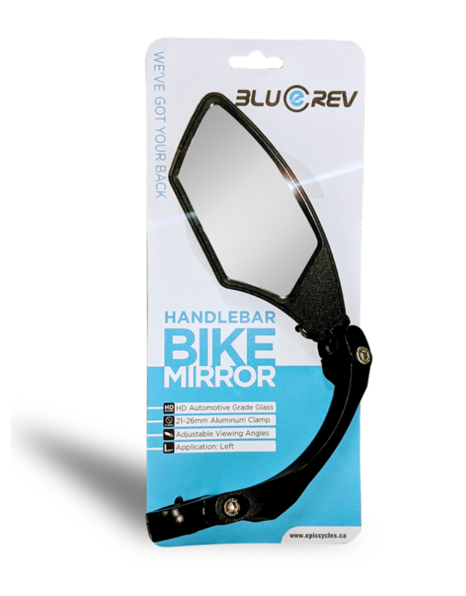 Hafny BlueRev Handlebar Bike Mirror - Left Side