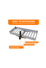 MaxxHaul 50149 Premium Folding Aluminum Cargo Carrier-50 X 22"