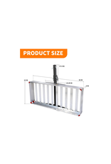 MaxxHaul 50149 Premium Folding Aluminum Cargo Carrier-50 X 22"