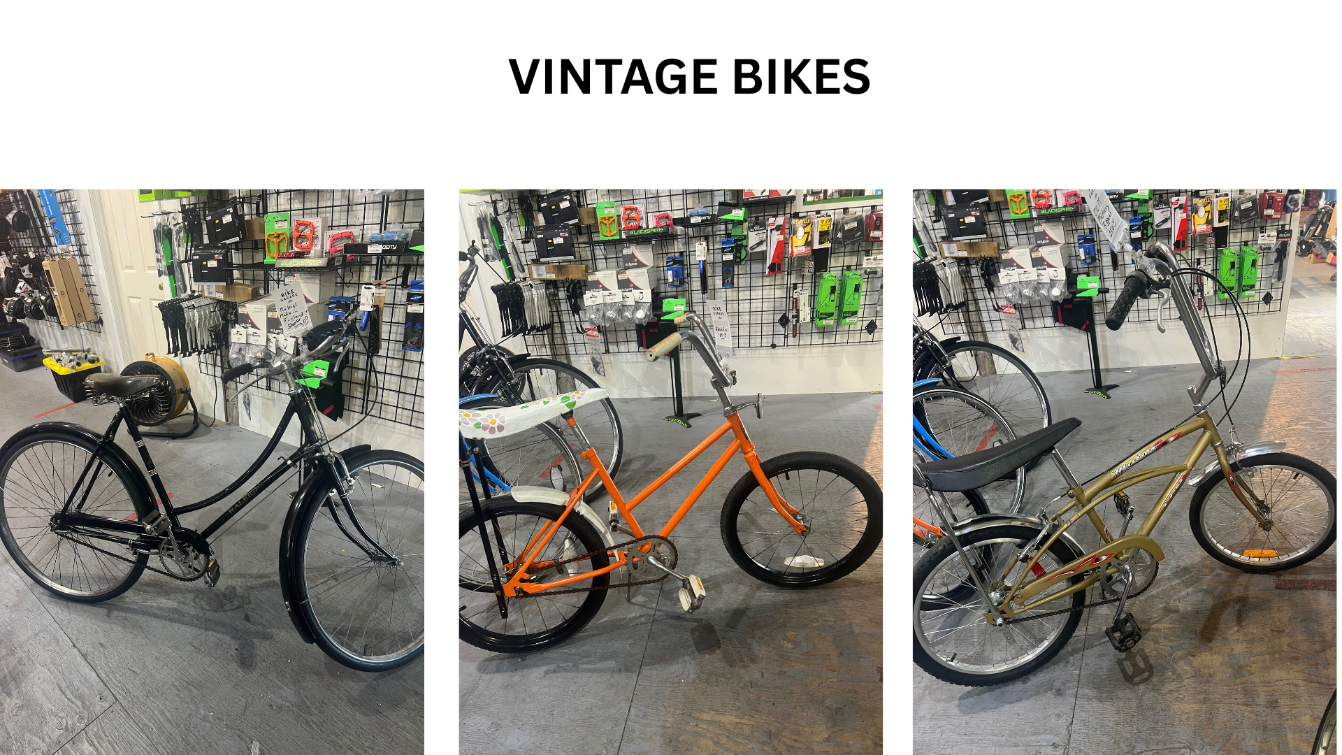 vintage bikes