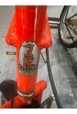 raleigh Raleigh Chopper Mark 3 bicycle, with an Arrow Wedge 7005 series red aluminium frame.