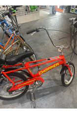 raleigh Raleigh Chopper Mark 3 bicycle, with an Arrow Wedge 7005 series red aluminium frame.