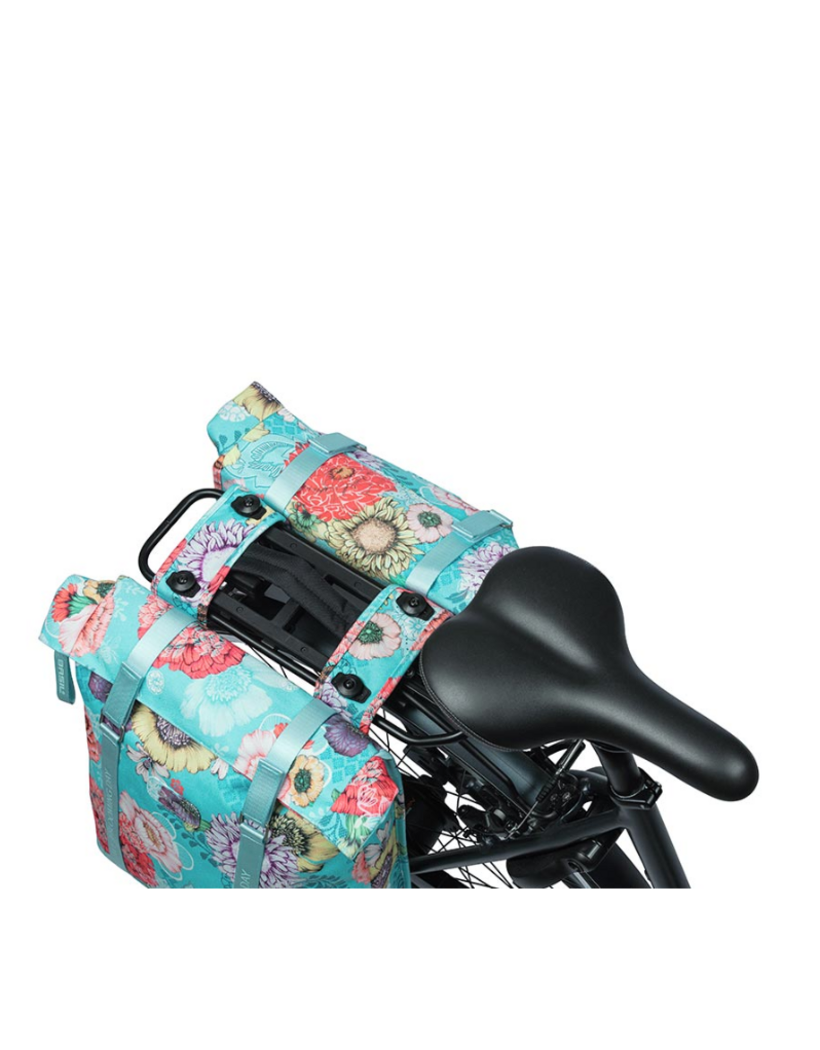 Basil Basil, Bloom, Pannier, 35L, Blue-MIK