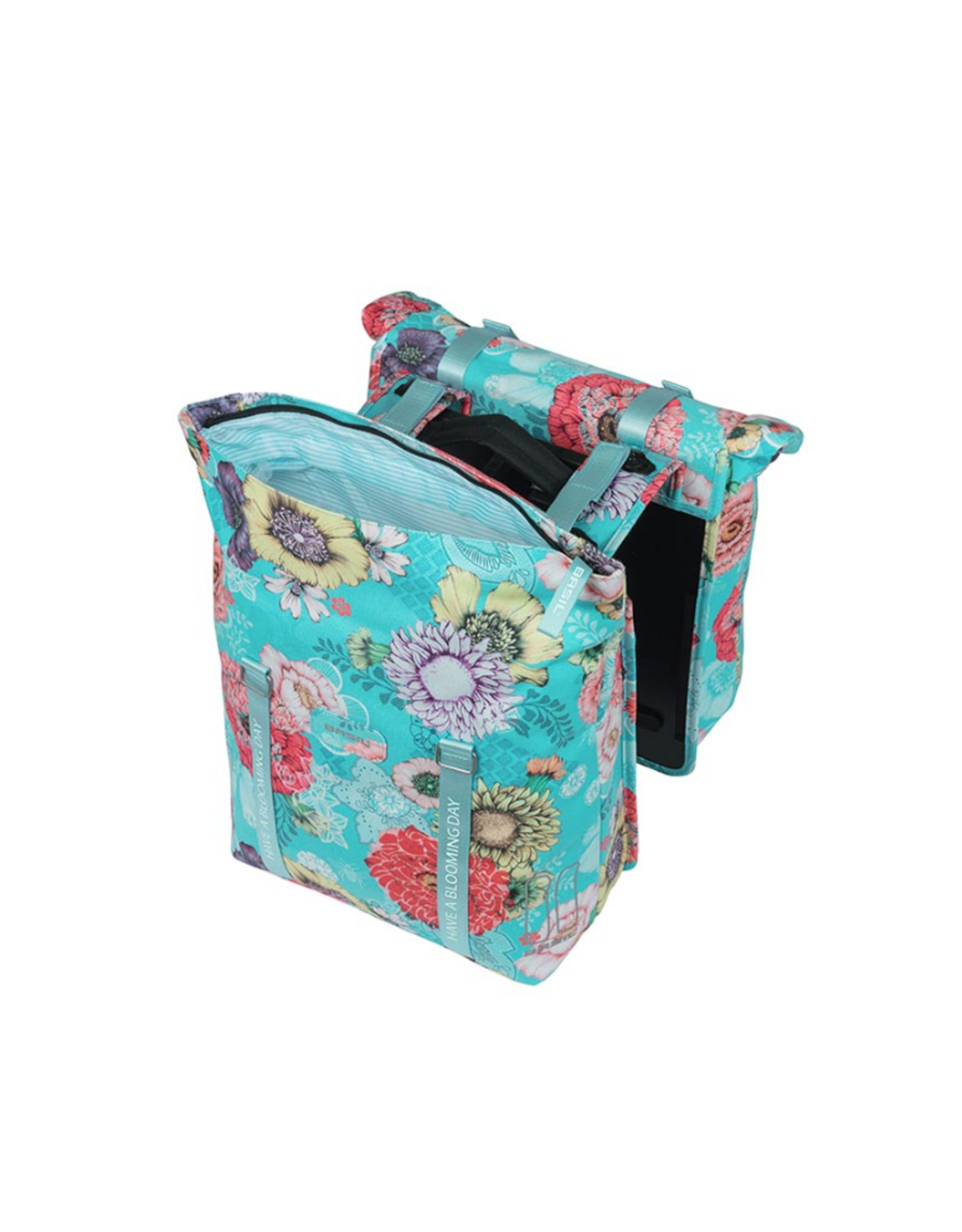 Basil Basil, Bloom, Pannier, 35L, Blue-MIK