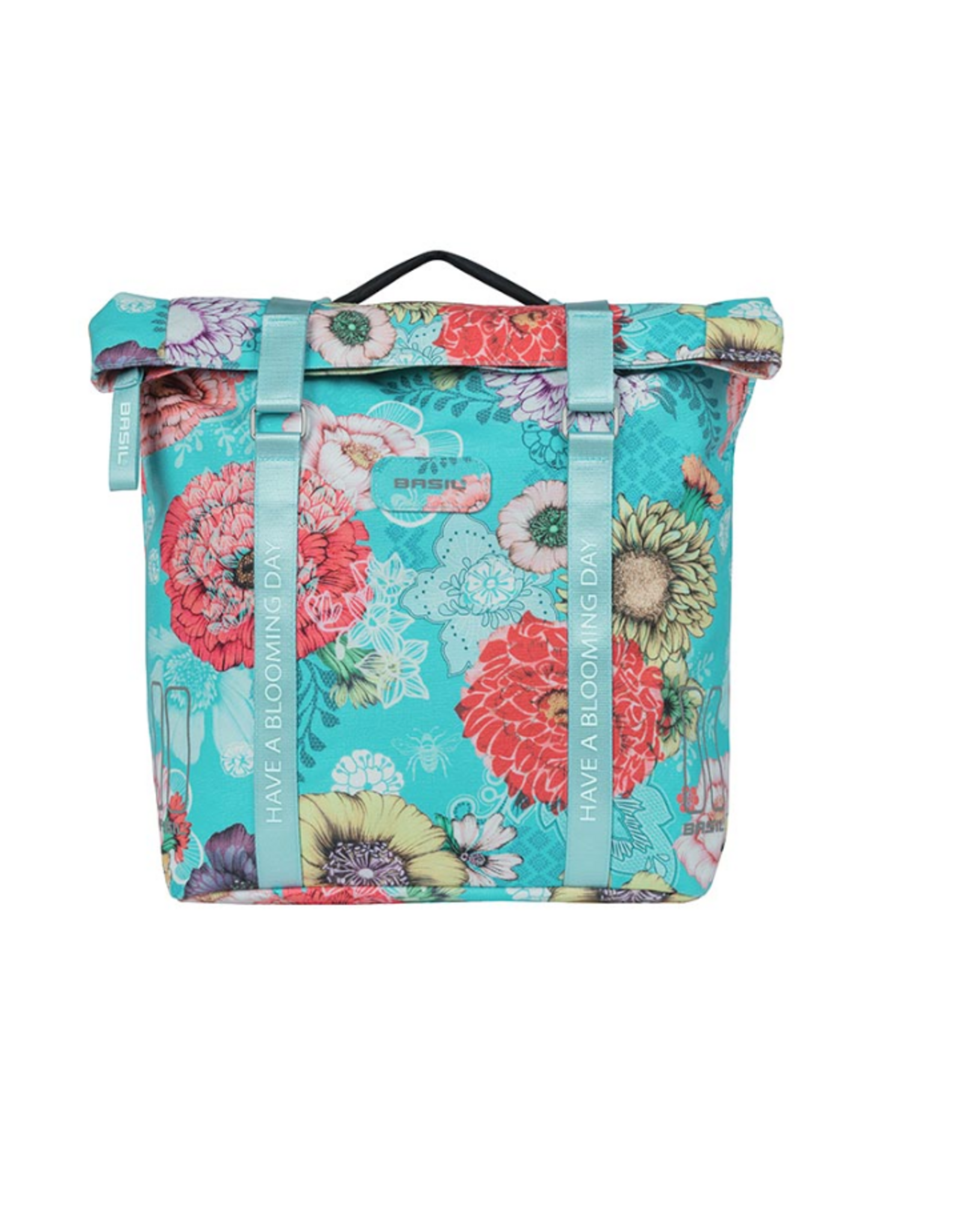 Basil Basil, Bloom, Pannier, 35L, Blue-MIK