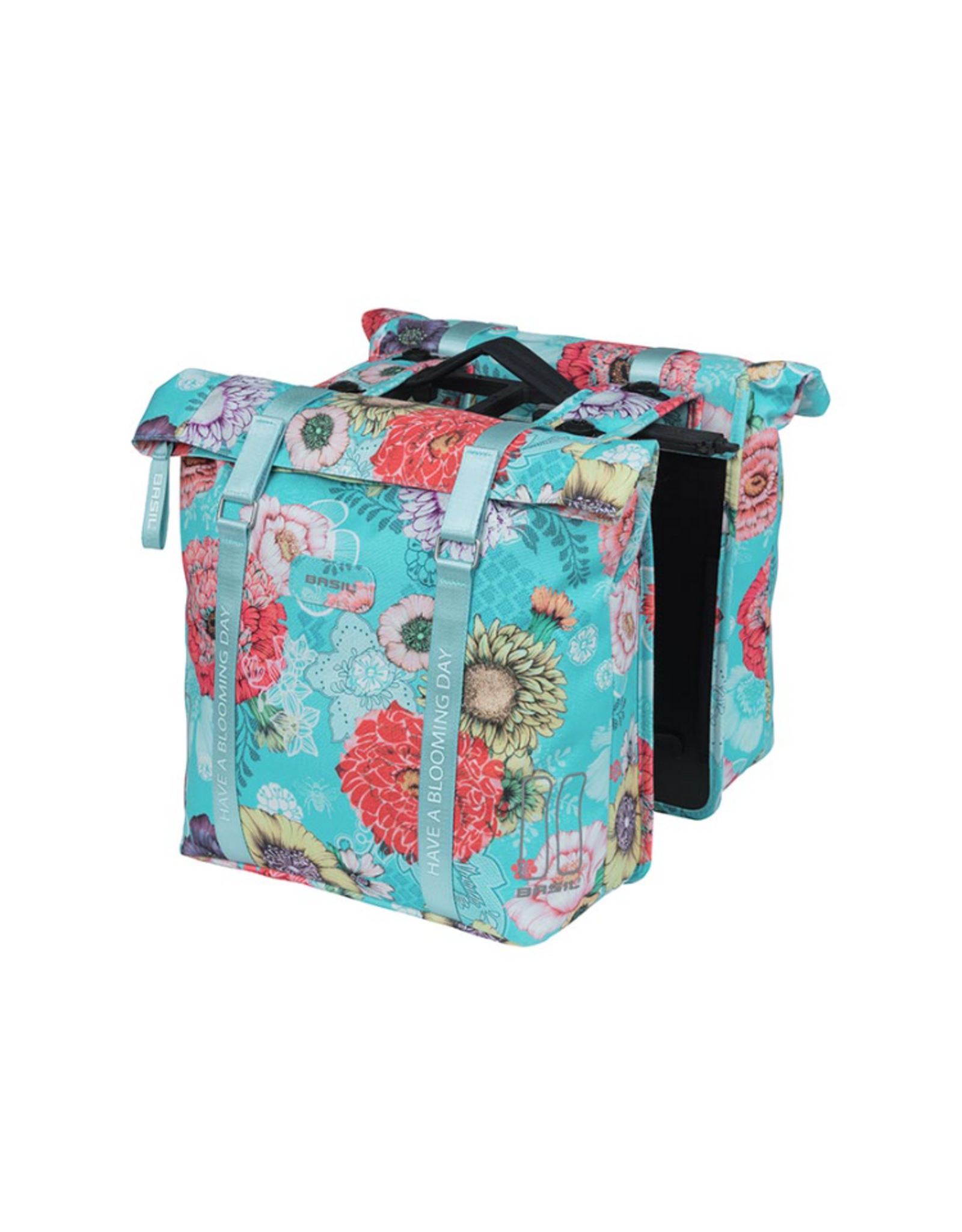 Basil Basil, Bloom, Pannier, 35L, Blue-MIK