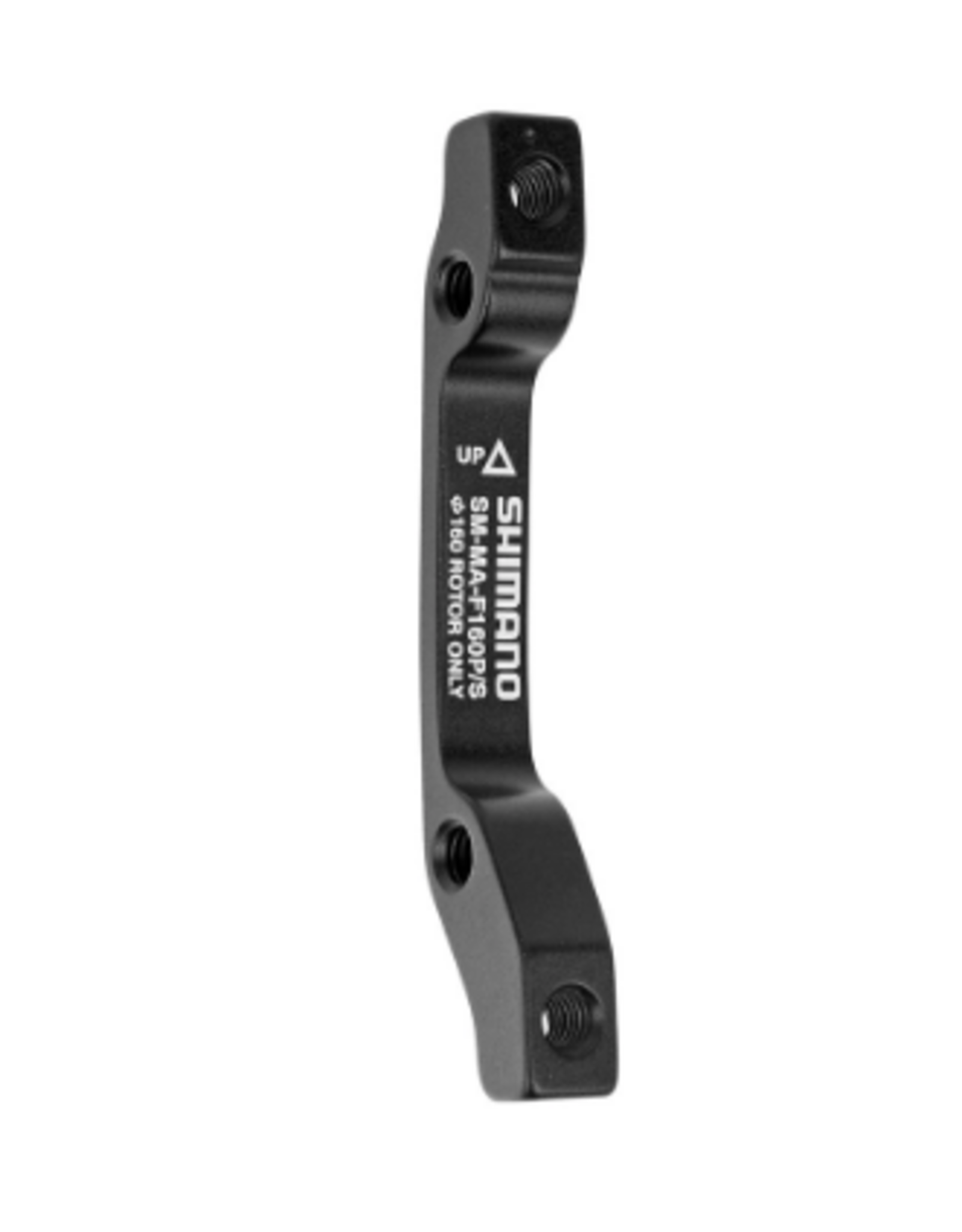 Shimano Shimano, SM-MA-F160P/S, Disc brake adapter for Post Mount caliper, Front, ISO fork, 160mm rotor