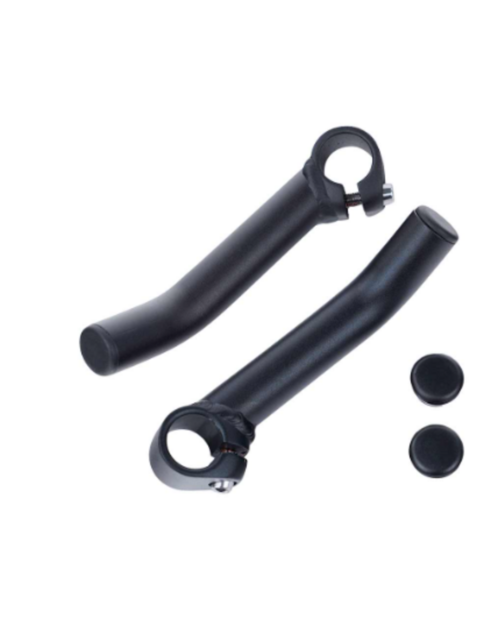 Evo EVO, Alloy Bar Ends, Black, Pair