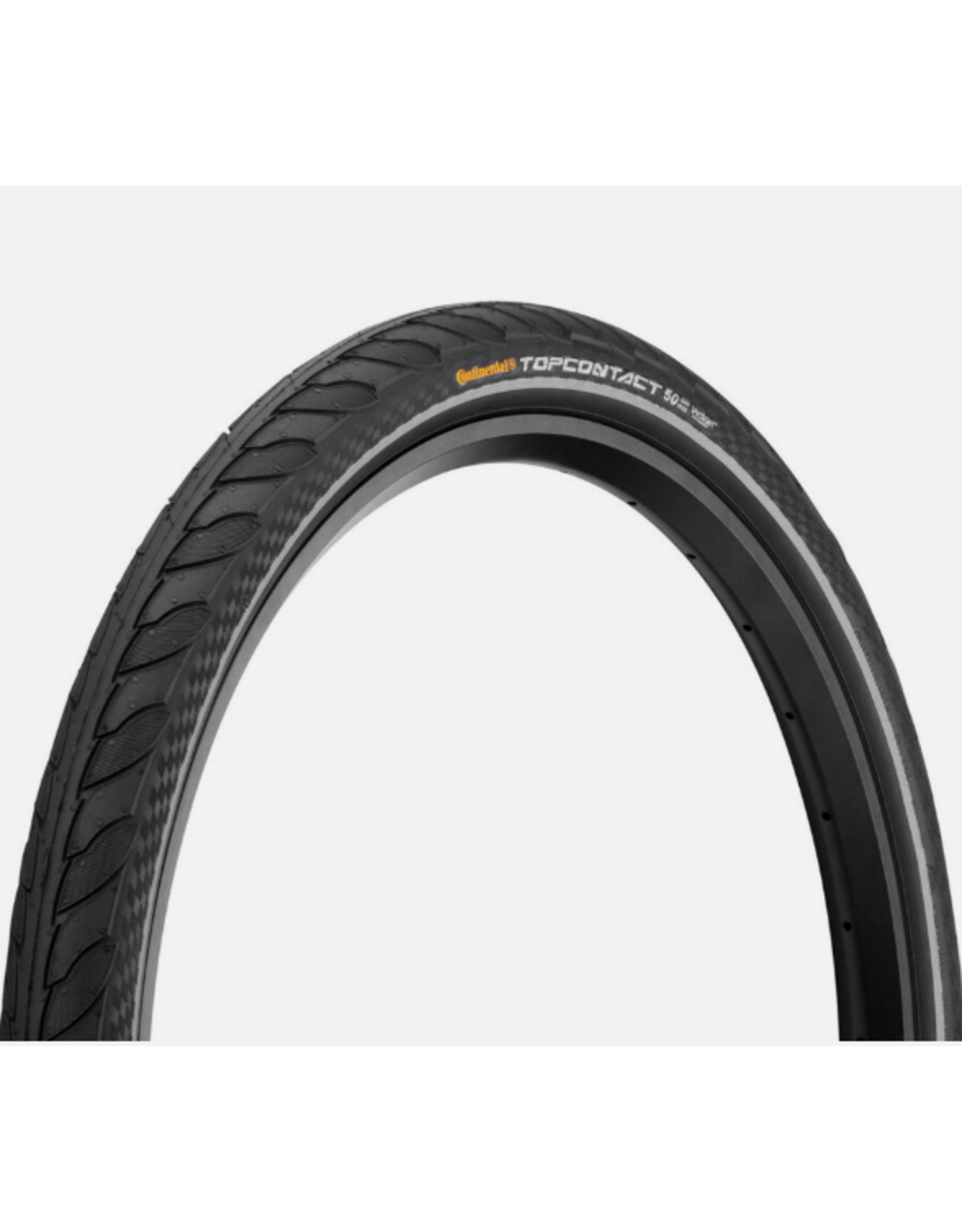 Continental Continental Top Contact II Tire - 700 x 47, Clincher, Folding, Black/Reflex, Vectran Breaker, E50