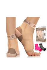 Physix Gear Sport Plantar Fasciitis Socks - Foot Pain Relief and Comfort Size L/XL